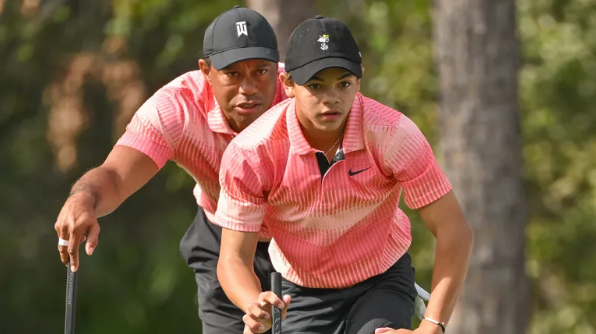 chalie woods and tiger woods